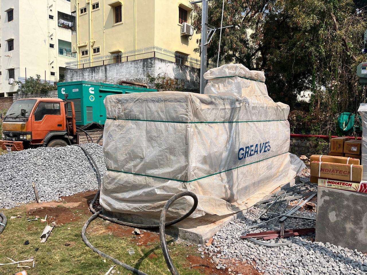 160 kVA CPCB IV+ genset handover