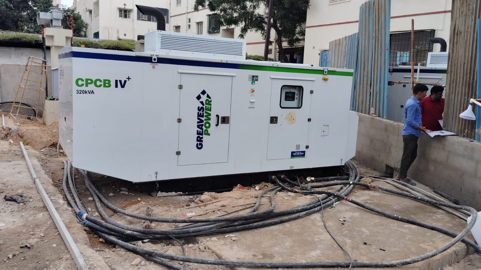 160 kVA CPCB IV+ · commercial site handover