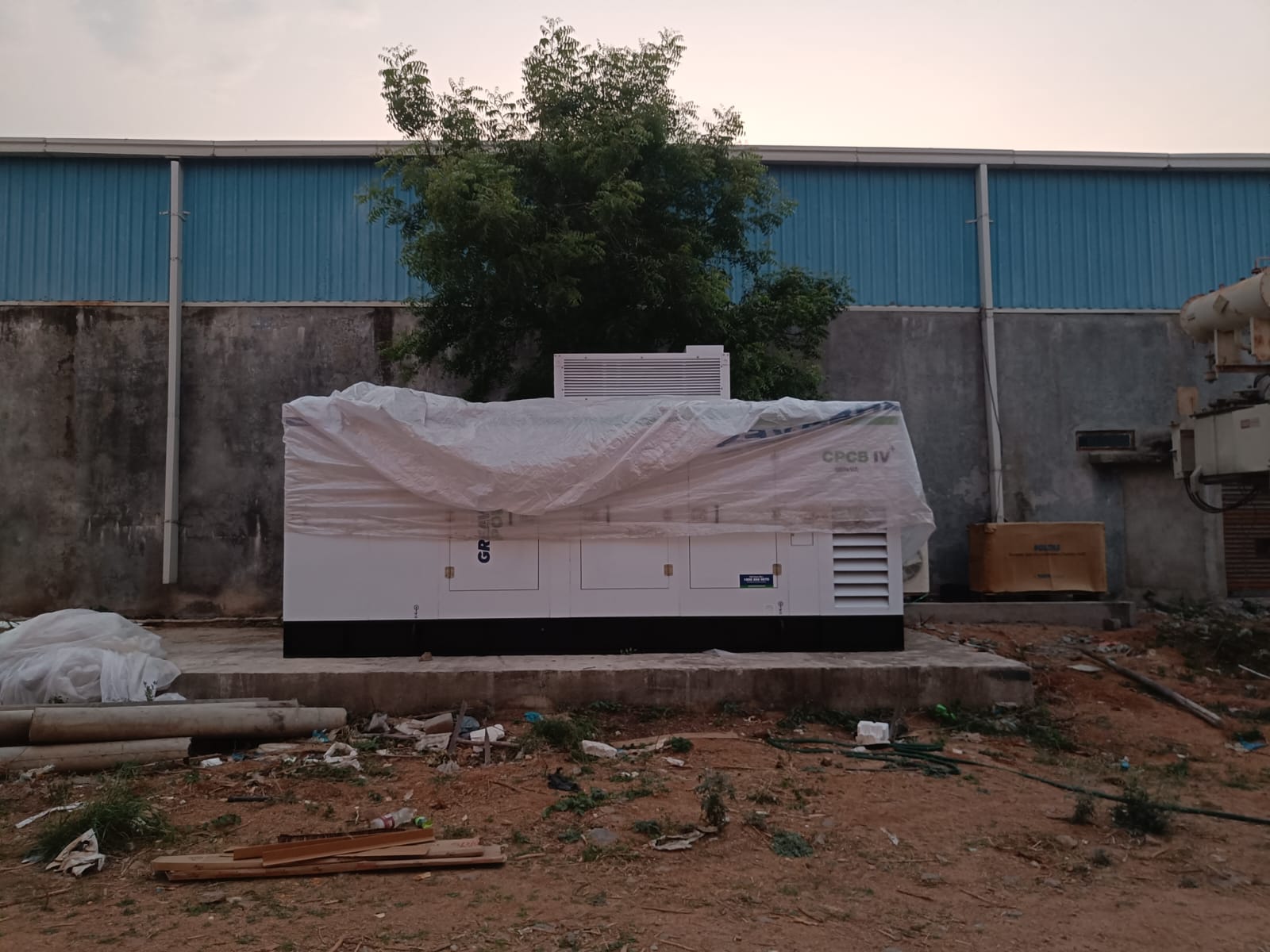 500 kVA Greaves Genius · basement DG room