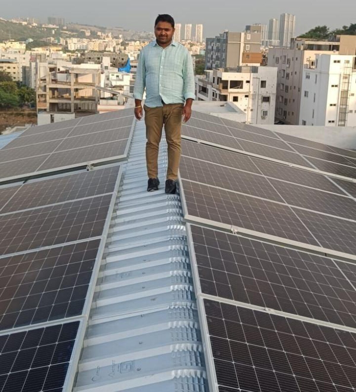 Large rooftop solar installation by Kausthubha Power Systems